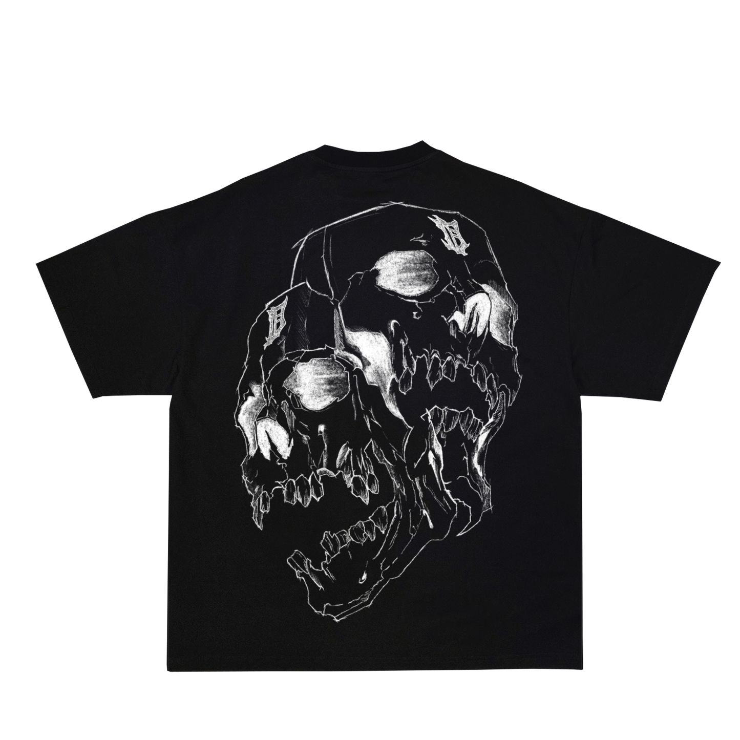 Demon Sketch Skull White